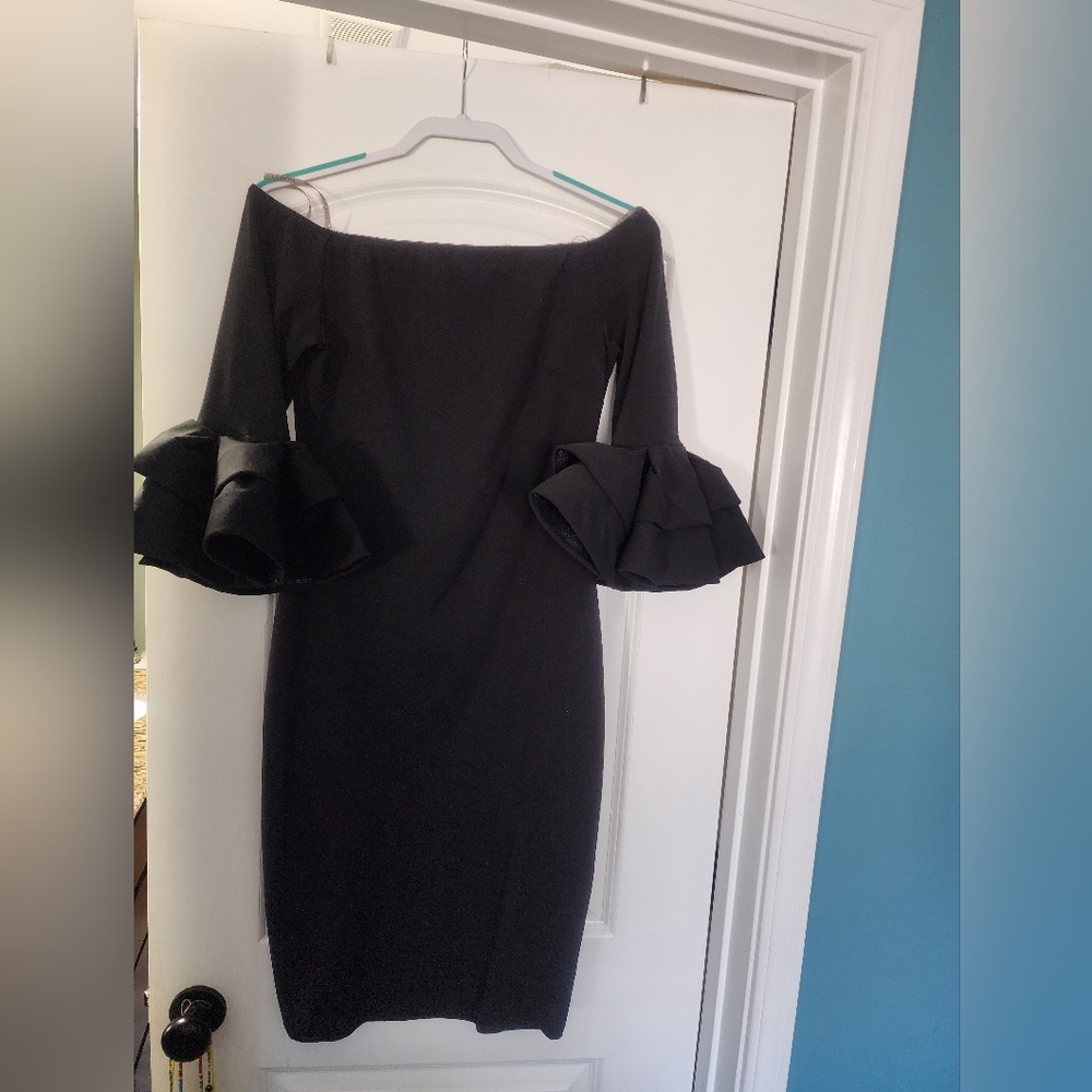 Mini black dress